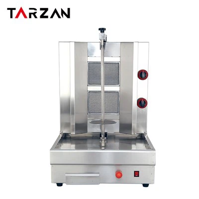 Double Burner Shawarma Machine